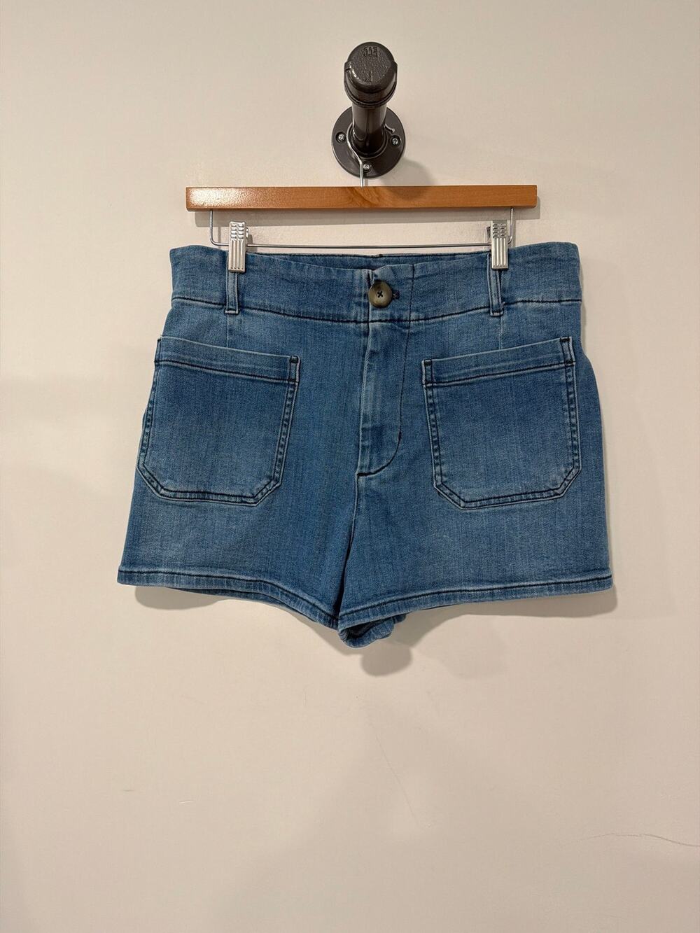Maeve The Collette Jean Shorts Medium Wash Blue Size 32